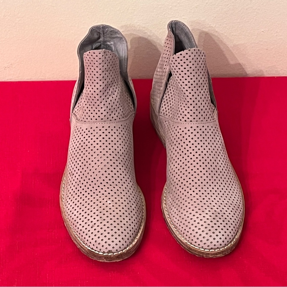 Eileen Fisher Perforated Nubuck Bootie